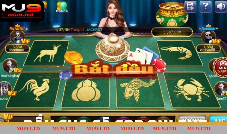 Cách chơi Bầu Cua online hiệu quả nhất tại Mu9